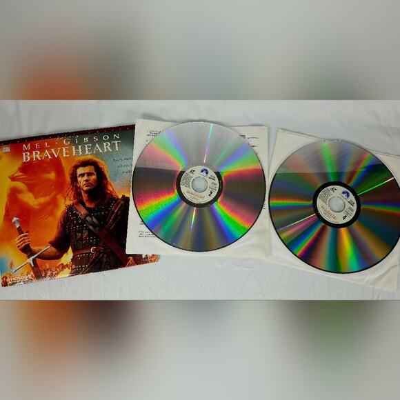 BLACK FRIDAY SALE Laser Disc Movie Set Braveheart Wide-screen edition VINTAGE - Picture 10 of 15